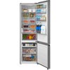 Midea MDRB509FGE46 No Frost Fridge Freezer, 70/30, Stainless Steel, E Rated