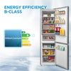 Midea MDRB521MGB02 Total No Frost Fridge Freezer, 60/40, Stainless Steel, B Rated