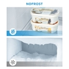 Midea MDRB521MGB02 Total No Frost Fridge Freezer, 60/40, Stainless Steel, B Rated