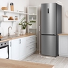 Midea MDRB521MGB02 Total No Frost Fridge Freezer, 60/40, Stainless Steel, B Rated