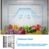 Midea MDRB548MIC46 Total No Frost Fridge Freezer, 70/30, Stainless Steel, C Rated