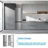 Midea MDRB548MIC46 Total No Frost Fridge Freezer, 70/30, Stainless Steel, C Rated