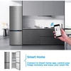 Midea MDRB548MIC46 Total No Frost Fridge Freezer, 70/30, Stainless Steel, C Rated