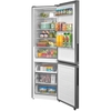 Midea MDRB548MME46 No Frost Fridge Freezer, 60/40, Stainless Steel, E Rated