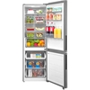 Midea MDRB548MME46 No Frost Fridge Freezer, 60/40, Stainless Steel, E Rated