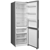 Midea MDRB548MME46 No Frost Fridge Freezer, 60/40, Stainless Steel, E Rated