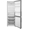 Midea MDRB548MME46 No Frost Fridge Freezer, 60/40, Stainless Steel, E Rated