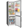 Midea MDRB548MME46 No Frost Fridge Freezer, 60/40, Stainless Steel, E Rated