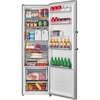 Midea MDRD502MTE46 Tall Larder Fridge, Stainless Steel, E Rated