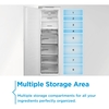 Midea MDRE306FGE01D Total No Frost Built-In Freezer, E Rated