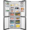 Midea MDRF632FIE46 American Fridge Freezer,  Non-Plumbed, Stainless Steel, E Rated