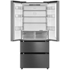 Midea MDRF692FIE46 American Fridge Freezer, Stainless Steel, E Rated,  Non-Plumbed