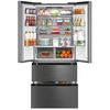 Midea MDRF692FIE46 American Fridge Freezer, Stainless Steel, E Rated,  Non-Plumbed