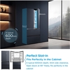 Midea MDRF705BIE70 American Fridge Freezer, E Rated