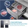 Midea MDRF705BIE70 American Fridge Freezer, E Rated