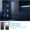 Midea MDRF705BIE70 American Fridge Freezer, E Rated