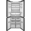 Midea MDRM587BIE70 American Fridge Freezer, Stainless Steel, E Rated,  Non-Plumbed
