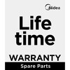 Midea MDRM587BIE70 American Fridge Freezer, Stainless Steel, E Rated,  Non-Plumbed