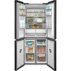 Midea MDRM587BIE70 American Fridge Freezer, Stainless Steel, E Rated,  Non-Plumbed