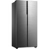 Midea MDRS619FIE46 American Fridge Freezer, Stainless Steel, E Rated,  Non-Plumbed