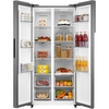 Midea MDRS619FIE46 American Fridge Freezer, Stainless Steel, E Rated,  Non-Plumbed