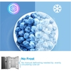 Midea MDRS710FGD46W American Fridge Freezer, Stainless Steel, D Rated,  Non-Plumbed