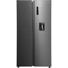 Midea MDRS710FGD46W American Fridge Freezer, Stainless Steel, D Rated,  Non-Plumbed