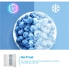 Midea MDRU333FZE01 Total No Frost Tall Freezer, White, E Rated