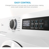Midea MF110W90BA10/T-UK Washing Machine, 9kg, 1400 Spin, Black, A Rated