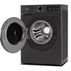 Midea MF110W90BA10/T-UK Washing Machine, 9kg, 1400 Spin, Black, A Rated