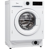 Midea MFA06W80BA10/W-UK Integrated Washing Machine, 8kg, 1400 Spin, White, A Rated