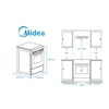 Midea MFO20DME4H109-WH Electric Cooker with Single Oven