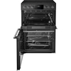 Midea MFO24EME4R118-BK Ceramic Electric Cooker with Double Oven, Black, A Rated