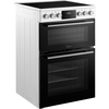 Midea MFO24EME4R118-WH Ceramic Electric Cooker with Double Oven, White, A Rated