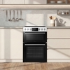 Midea MFO24EME4R118-WH Ceramic Electric Cooker with Double Oven, White, A Rated