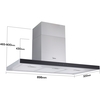 Midea MH90M21ET33SG-UK 90cm Chimney Cooker Hood