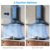 Midea MHA60A17EM400B 60cm Chimney Cooker Hood