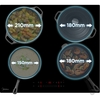 Midea MIH744E325GK 59cm Induction Hob, Black