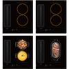 Midea MIH7480Y225GKH1 80cm Vented Hob, Black, A++ Rated