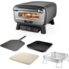 Ninja MO201UK Artisan Electric Outdoor Pizza Oven & Air Fryer, Grey