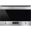 Smeg MP322X1 Classic Built-In Microwave with Grill, Stainless Steel