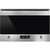Smeg MP322X1 Classic Built-In Microwave with Grill, Stainless Steel