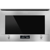 Smeg MP422X1 Cucina Built-In Microwave with Grill, Stainless Steel