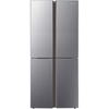 Fridgemaster MQ79394ES American Fridge Freezer,  Non-Plumbed, Silver, E Rated
