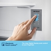Fridgemaster MQ79395ES American Fridge Freezer, Silver, E Rated,  Non-Plumbed