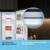 Fridgemaster MS83430EB American Fridge Freezer, Black, E Rated,  Non-Plumbed