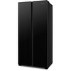 Fridgemaster MS83430EB American Fridge Freezer, Black, E Rated,  Non-Plumbed