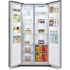 Fridgemaster MS83430ES American Fridge Freezer, Silver, E Rated,  Non-Plumbed