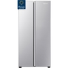 Fridgemaster MS83430ES American Fridge Freezer, Silver, E Rated,  Non-Plumbed