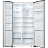 Fridgemaster MS91520DES American Fridge Freezer, Silver, E Rated,  Non-Plumbed